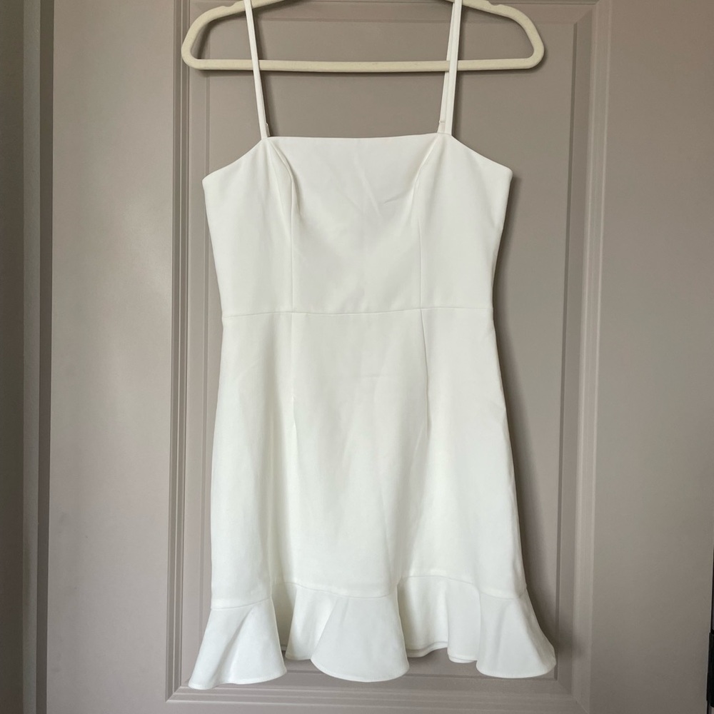 French Connection White Bridal Dress, Size 6
